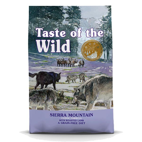 Taste of the Wild Sierra Mountain сухий беззерновий корм для собак з ягням 5.6 кг