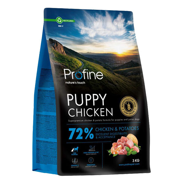 Profine Puppy Chicken сухий корм для цуценят всіх порід (курка та картопля) 12 кг