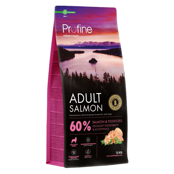 Profine Adult Salmon Сухий корм для дорослих собак всіх порід (лосось та картопля) 12 кг