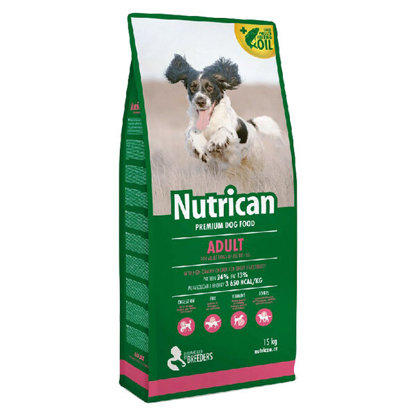 Nutrican Adult сухий корм для дорослих собак всіх порід 15 кг
