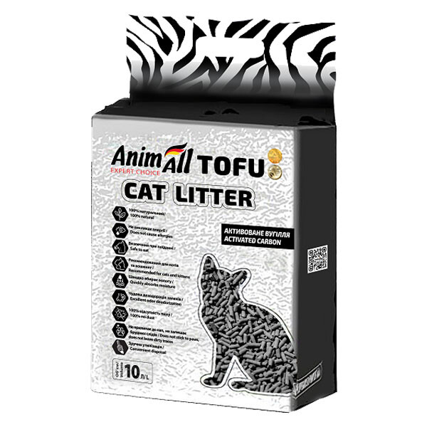 AnimAll Tofu соєвий наповнювач для котячого туалету 10 л