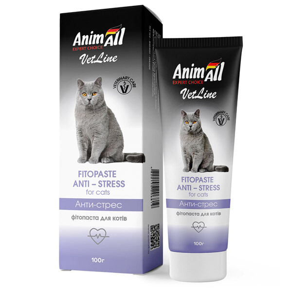 AnimAll VetLine фітопаста антистрес для котів 100 г