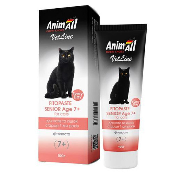 AnimAll VetLine фітопаста для котів старше 7 років 100 г
