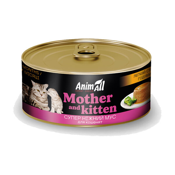 AnimAll Mother and Kitten вологий корм для кішок та кошенят 85 г 85 г