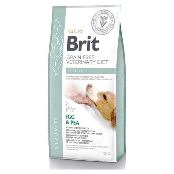 Brit Grain Free VD Struvite сухий корм для дорослих собак для лікування сечокам'яної хвороби (індичка та горох) 12 кг