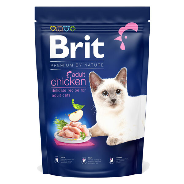 Brit Premium Cat Adult Chicken Сухий корм (курка) 1.5 кг