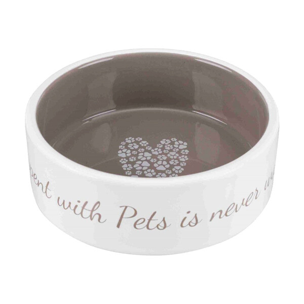 Trixie миска керамічна коричнева для собак 300 мл 