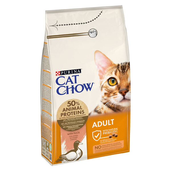 Cat Chow Adult Сухий корм (качка) 1.5 кг