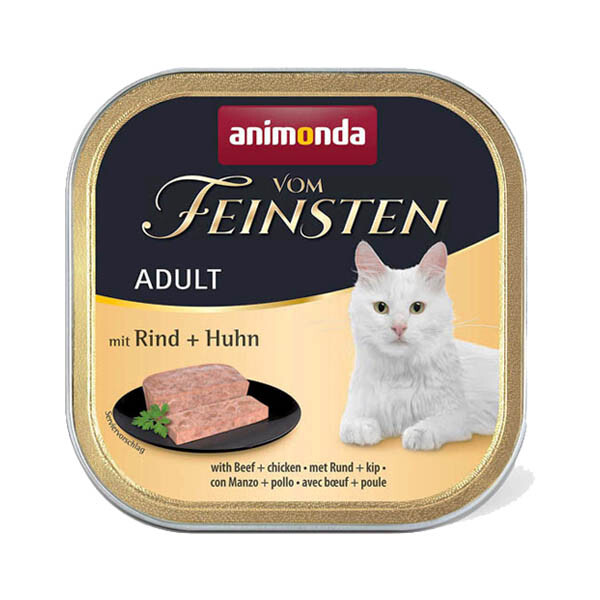 Animonda Vom Feinsten вологий корм для котів з яловичиною та куркою 100 г