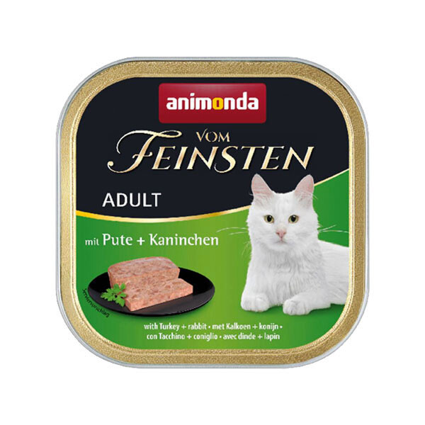 Animonda Vom Feinsten вологий корм для котів з індичкою та кроликом 100 г