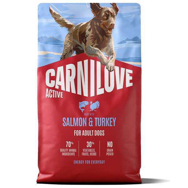 Сухий корм для собак Carnilove Active Salmon & Turkey (Лосось та індичка) 4 кг