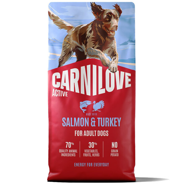 Сухий корм для собак Carnilove Active Salmon & Turkey (Лосось та індичка) 12 кг