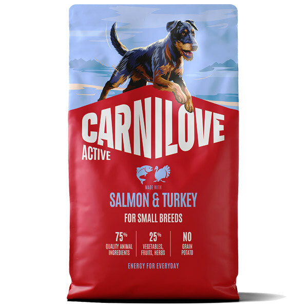 Сухий корм для собак малих порід Carnilove Active Salmon & Turkey (Лосось та індичка) 4 кг