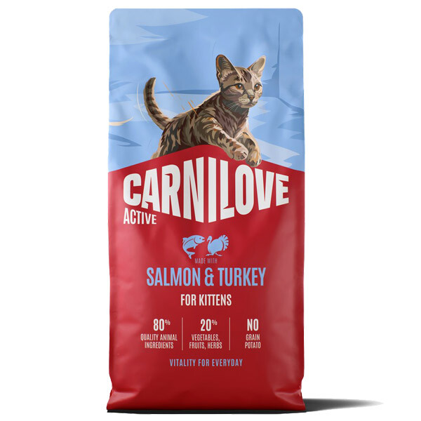 Сухий корм для кошенят Carnilove Active Salmon & Turkey (Лосось та індичка) 6 кг