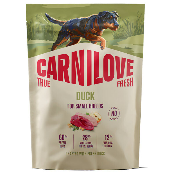 Сухий корм для собак малих порід Carnilove True Fresh Duck (Качка) 1,5 кг