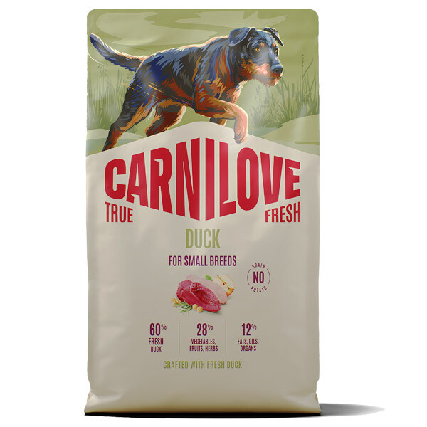 Сухий корм для собак малих порід Carnilove True Fresh Duck (Качка) 4 кг