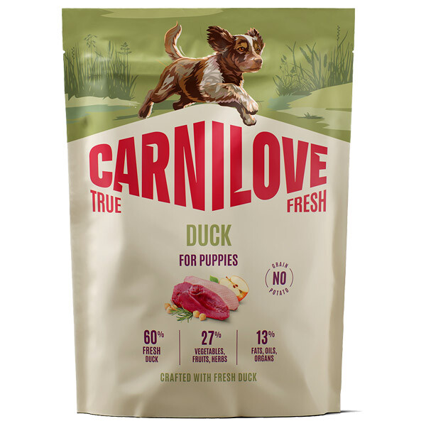 Сухий корм для цуценят Carnilove True Fresh Duck (Качка) 1,5 кг