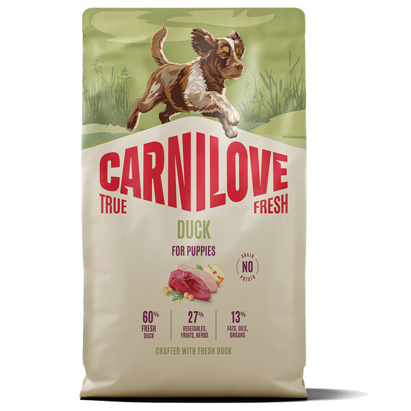 Сухий корм для цуценят Carnilove True Fresh Duck (Качка) 4 кг