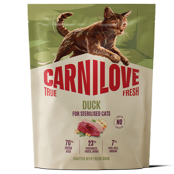 Сухий корм для стерилізованих котів Carnilove True Fresh Duck Sterilised (Качка) 400 г