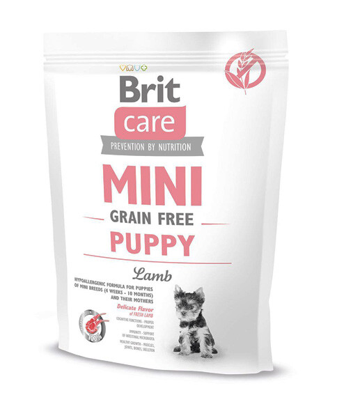 Brit Care Mini GF Puppy Lamb Сухий беззерновий корм для цуценят мініатюрних порід (ягня) 400 г