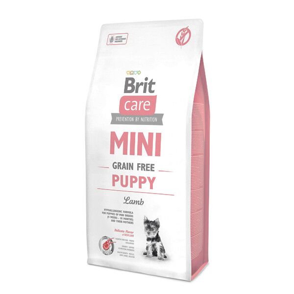 Brit Care Mini GF Puppy Lamb Сухий беззерновий корм для цуценят мініатюрних порід (ягня) 7 кг
