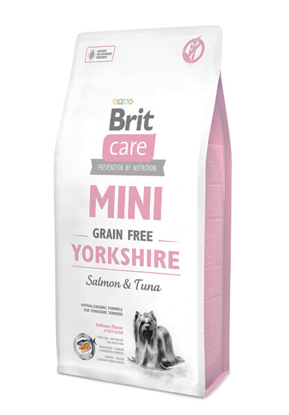 Brit Care Mini GF Yorkshire Salmon & Tuna Сухий беззерновий корм для Йоркширських тер'єрів Лосось і Тунець 7 кг