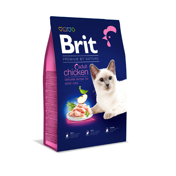 Brit Premium Cat Adult Chicken Сухий корм (курка) 8 кг