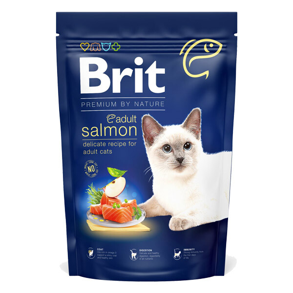 Brit Premium Adult Salmon Сухий корм (лосось) 1.5 кг