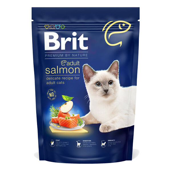 Brit Premium Adult Salmon Сухий корм (лосось)  800 г