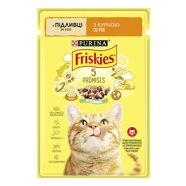 Friskies Вологий корм (курка) 85 г