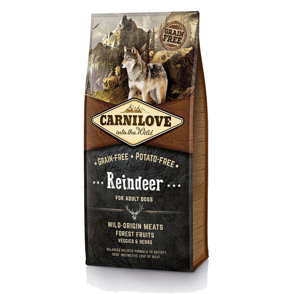 Carnilove Reindeer Сухий корм для дорослих собак усіх порід (оленина) 12 кг