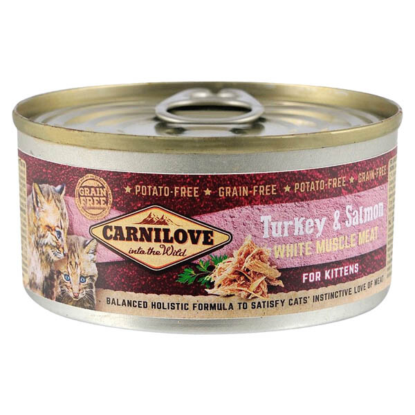 Carnilove Вологий корм для кошенят (індичка та лосось) 100 г