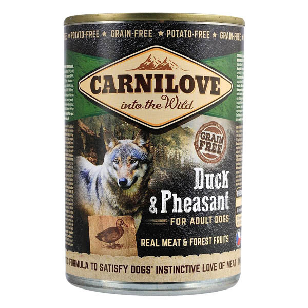 Carnilove Вологий беззерновий корм (качка і фазан) 400 г
