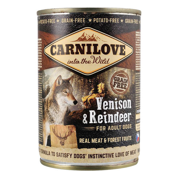 Carnilove Вологий беззерновий корм (оленина) 400 г
