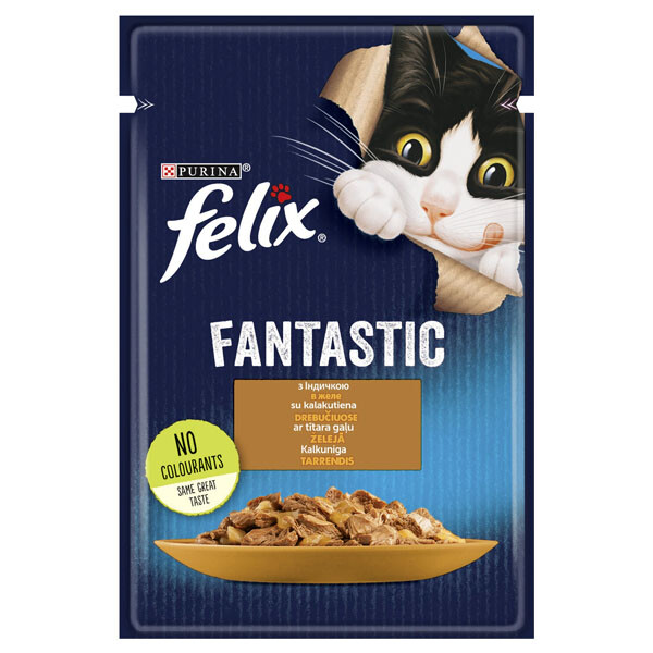 Felix Fantastic Вологий корм (індичка) 85 г