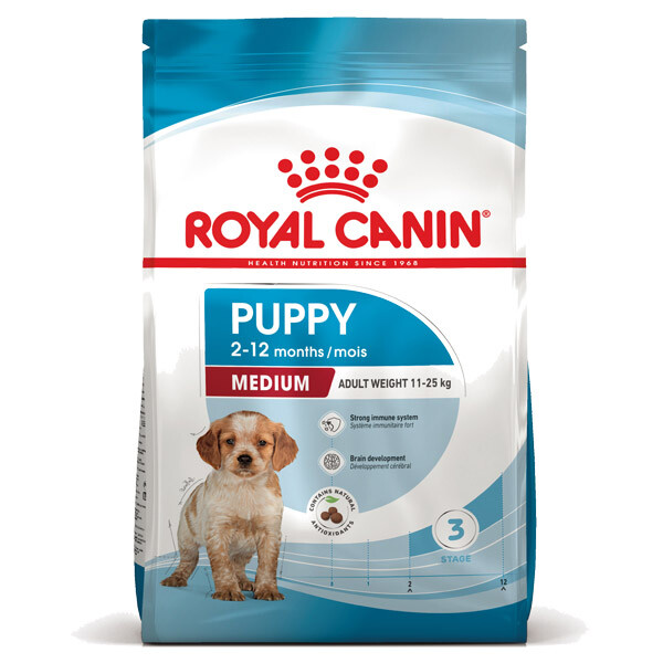 Royal Canin Medium Puppy Сухий корм для цуценят середніх порід 15 кг