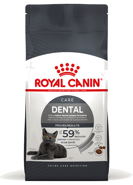 Royal Canin Dental Care Сухий корм для зменшення утворення зубного нальоту та каменю у котів 400 г