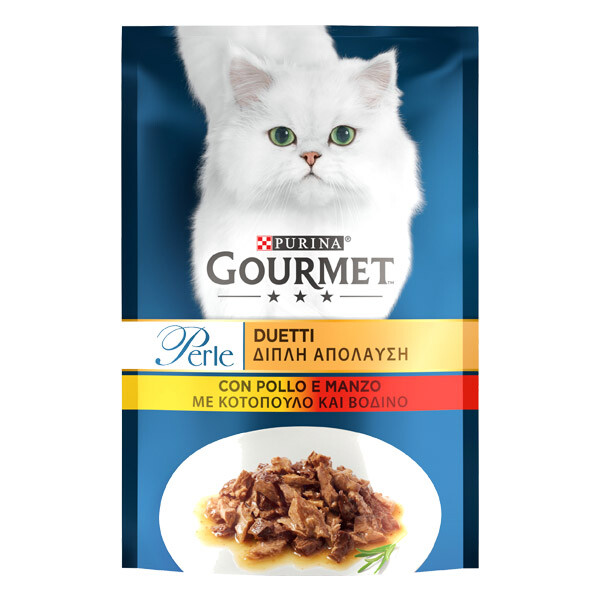 Gourmet Perle Вологий корм (курка та яловичина) 85 г