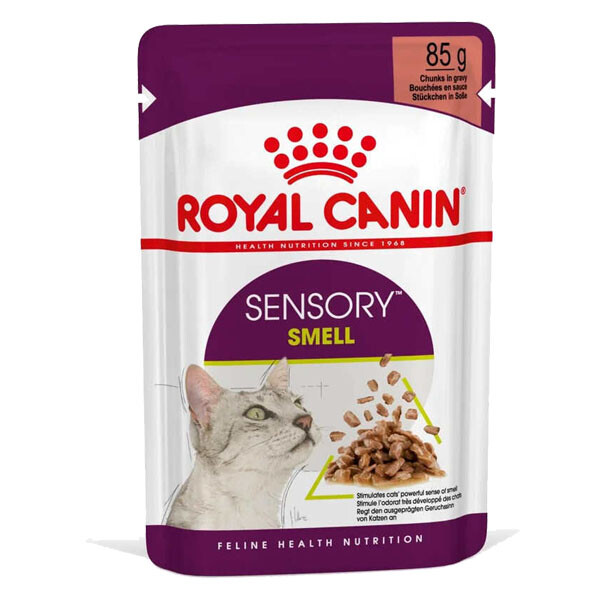 Вологий корм Royal Canin Sensory Smell gravy для котів, що стимулює cтимулює нюхові рецептори у котів 85 г