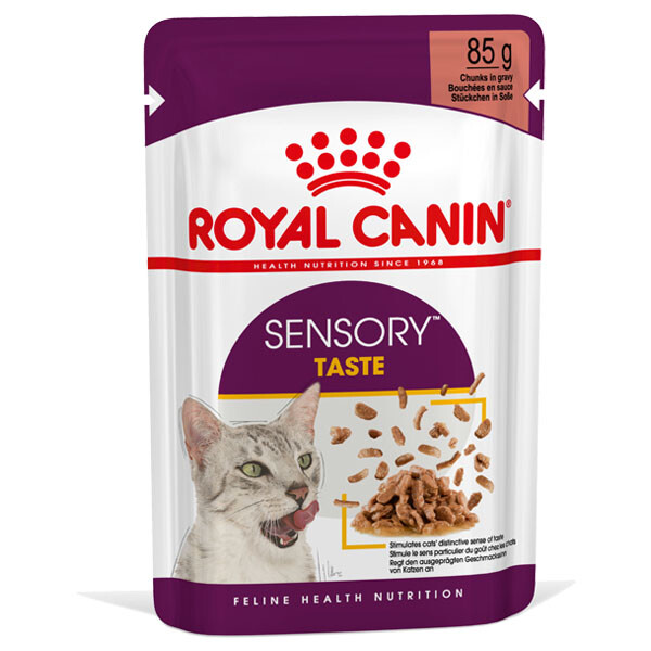Вологий корм Royal Canin Sensory Taste gravy для стимуляції відчуття смаку у котів 85 г