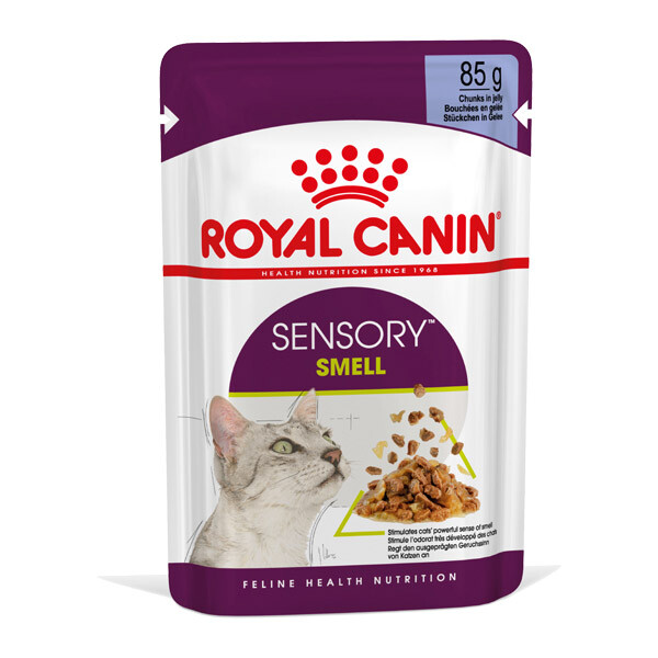 Вологий корм Royal Canin Sensory Smell jelly для котів, що стимулює cтимулює нюхові рецептори у котів 85 г