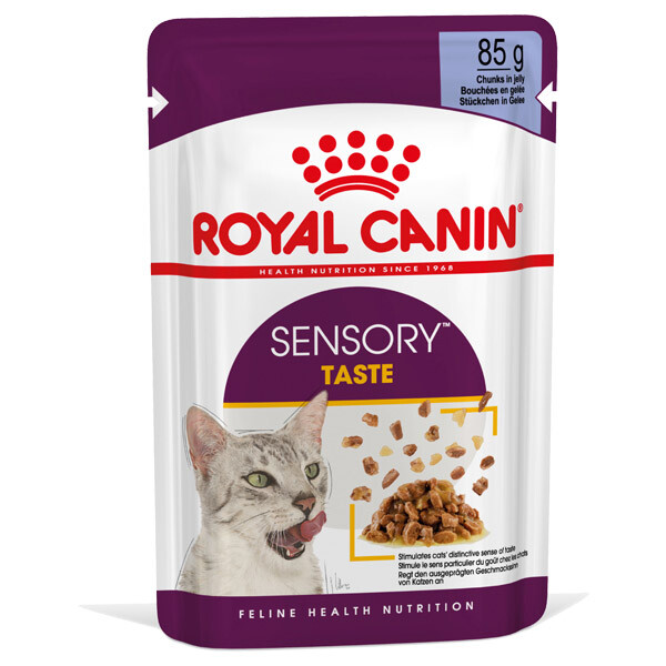 Вологий корм Royal Canin Sensory Taste jelly для стимуляції відчуття смаку у котів 85 г