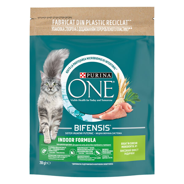 PURINA ONE INDOOR Сухий корм (індичка) 200 г