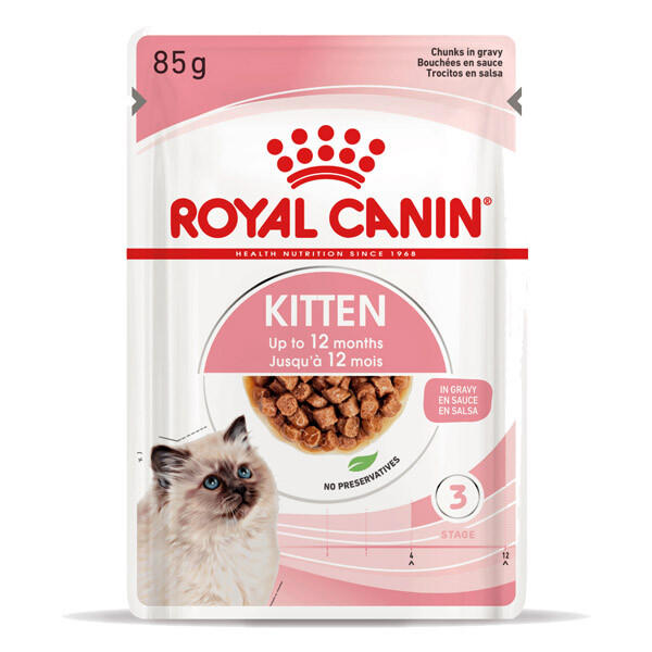 Вологий корм Royal Canin Kitten gravy для кошенят в соусі 85 г