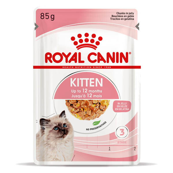Вологий корм Royal Canin Kitten jelly для кошенят в желе 85 г