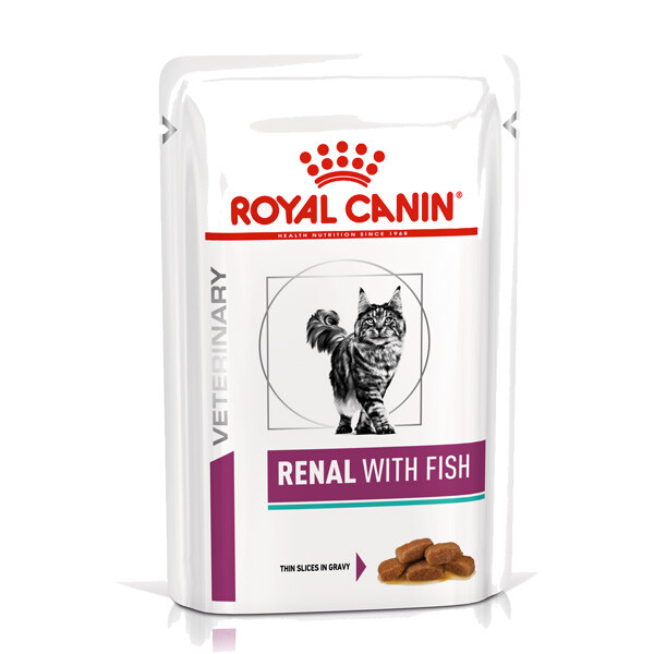 Royal Canin Renal with fish Вологий корм для котів з хворобою нирок 85 г