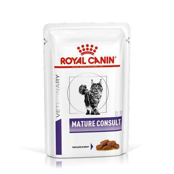 Вологий дієтичний корм Royal Canin Mature Consult для зниження утворення струвітних каменів у котів 85 г
