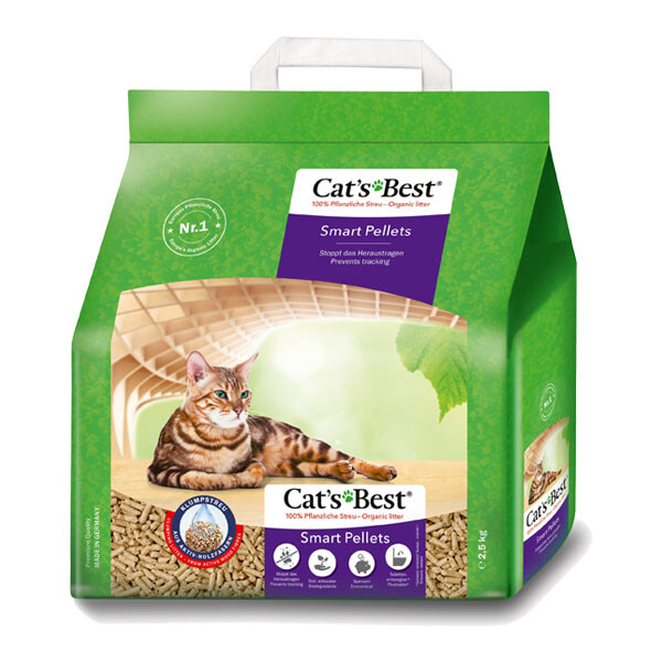 Наповнювач Cat's Best Smart Pellets для котячого туалету (деревний) 2.5 кг