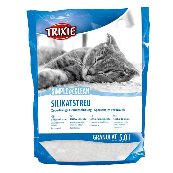 Trixie Simple&Clean наповнювач силікагелевий для котячого туалету 5 л