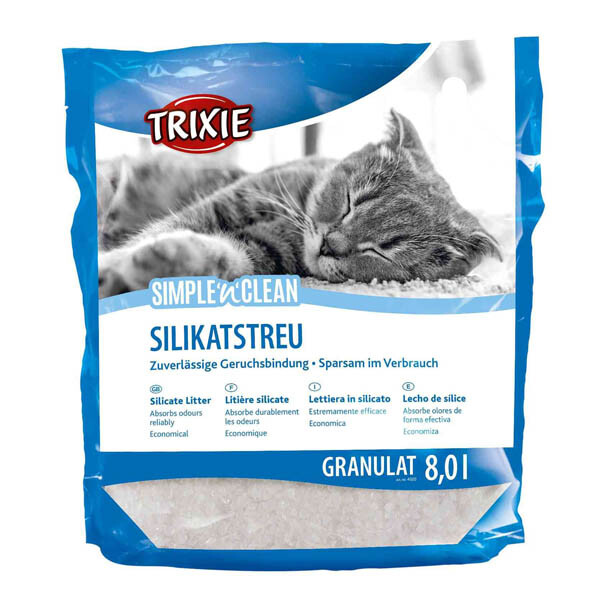 Trixie Simple&Clean наповнювач силікагелевий для котячого туалету 8 л